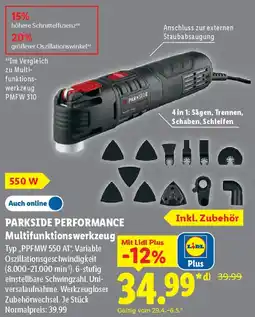 Lidl PARKSIDE PERFORMANCE Multifunktionswerkzeug Angebot