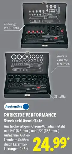 Lidl PARKSIDE PERFORMANCE Steckschlüssel-Satz Angebot