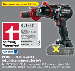 Lidl PARKSIDE PERFORMANCE Akku-Schlagbohrschrauber 20 V Angebot