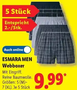 Lidl ESMARA MEN Webboxer Angebot