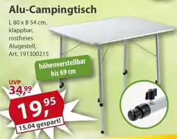 Sonderpreis Baumarkt Alu-Campingtisch Angebot