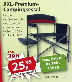 Sonderpreis Baumarkt XXL-Premium- Campingsessel Angebot