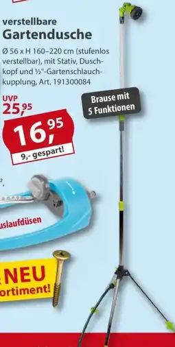 Sonderpreis Baumarkt verstellbare Gartendusche Angebot