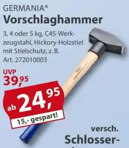 Sonderpreis Baumarkt GERMANIA Vorschlaghammer Angebot