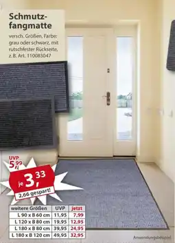 Sonderpreis Baumarkt Schmutzfangmatte Angebot