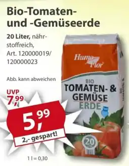 Sonderpreis Baumarkt Humo Flor Bio-Tomaten- und -Gemüseerde Angebot