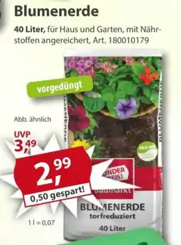 Sonderpreis Baumarkt Blumenerde Angebot