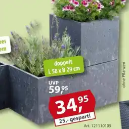 Sonderpreis Baumarkt Würfel-Pflanztopf Angebot