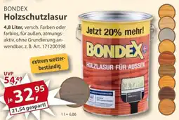 Sonderpreis Baumarkt BONDEX Holzschutzlasur Angebot