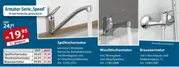 Sonderpreis Baumarkt Armatur-Serie,,Speed" Spültischarmatur, Waschtischarmatur o. Brausearmatur Angebot