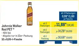 METRO Johnnie Walker Red Angebot