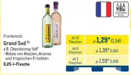 METRO Grand Sud z.B. Chardonnay VdF Angebot