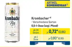 METRO Krombacher Pils Angebot