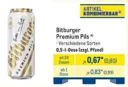 METRO Bitburger Premium Pils Angebot