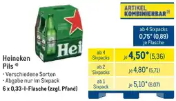 METRO Heineken Pils Angebot