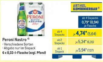 METRO Peroni Nastro Angebot