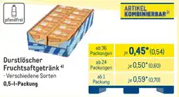METRO Durstlöscher Fruchtsaftgetränk Angebot