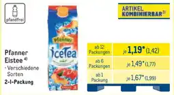 METRO Pfanner Eistee Angebot
