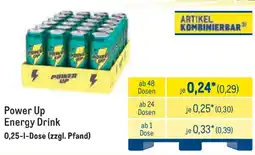 METRO Power Up Energy Drink Angebot