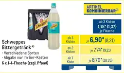 METRO Schweppes Bittergetränk Angebot