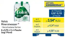 METRO Volvic Mineralwasser Angebot