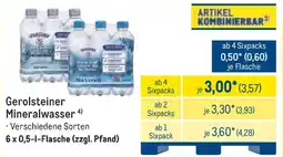 METRO Gerolsteiner Mineralwasser Angebot