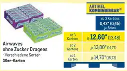 METRO Airwaves ohne Zucker Dragees Angebot
