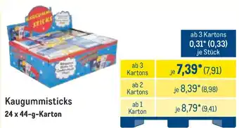 METRO Kaugummisticks Angebot