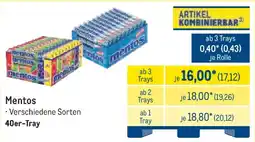 METRO Mentos Angebot