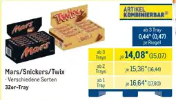METRO Mars/Snickers/Twix Angebot