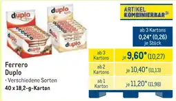 METRO Ferrero Duplo Angebot