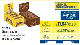 METRO M&M's Einzelbeutel Angebot