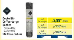 METRO RIOBA Deckel für Coffee-to-go Becher Angebot