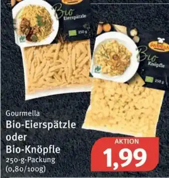 Feneberg Gourmella Bio Eierspätzle oder Bio Knöpfle 250g Angebot