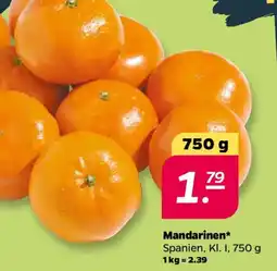 NETTO Mandarinen Angebot