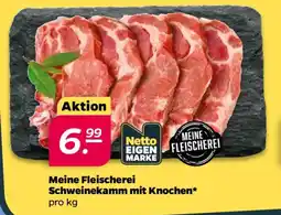NETTO Meine Fleischerei Schweinekamm mit Knochen Angebot