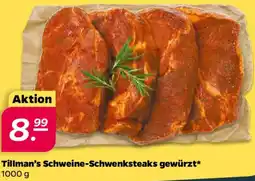 NETTO Tillman's Schweine-Schwenksteaks gewürzt Angebot