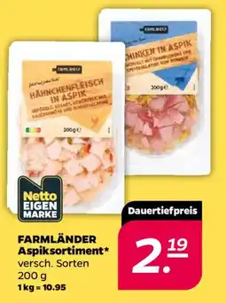 NETTO FARMLÄNDER Aspiksortiment Angebot