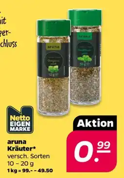 NETTO aruna Kräuter Angebot