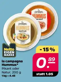 NETTO la campagna Hummus Angebot