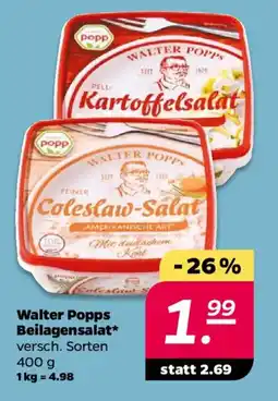 NETTO Walter Popps Beilagensalat Angebot