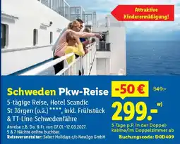 Lidl Schweden Pkw-Reise Angebot