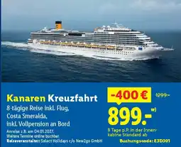 Lidl Kanaren Kreuzfahrt Angebot