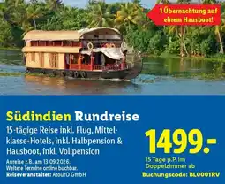 Lidl Südindien Rundreise Angebot