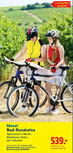 Lidl Mosel Rad-Rundreise Angebot