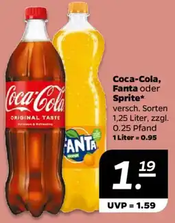 NETTO Coca-Cola, Fanta oder Sprite Angebot