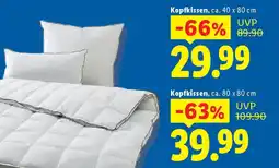 Lidl FJÖDUR 3-Kammer- Kopfkissen Angebot