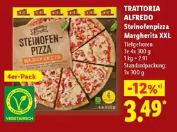 Lidl TRATTORIA ALFREDO Steinofenpizza Margherita XXL Angebot