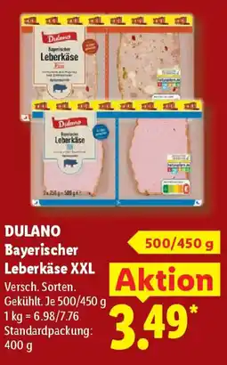 Lidl DULANO Bayerischer Leberkäse XXL Angebot