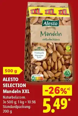 Lidl ALESTO SELECTION Mandeln XXL Angebot